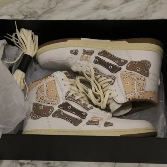 AMIRI | Shoes | Amiri Bandana Skeleton High Top Sneaker  display picture 1